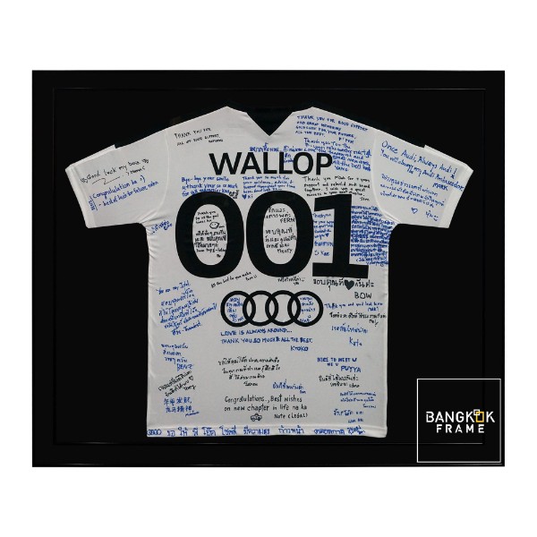 กรอบรูปโชว์เสื้อที่ระลึก